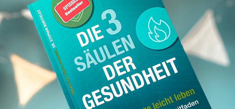 „Die 3 Säulen der Gesundheit – Lange leicht leben“ von Sebastian Purps-Pardigol und Dr. Stephan Bortfeldt, erschienen im Kniga Verlag